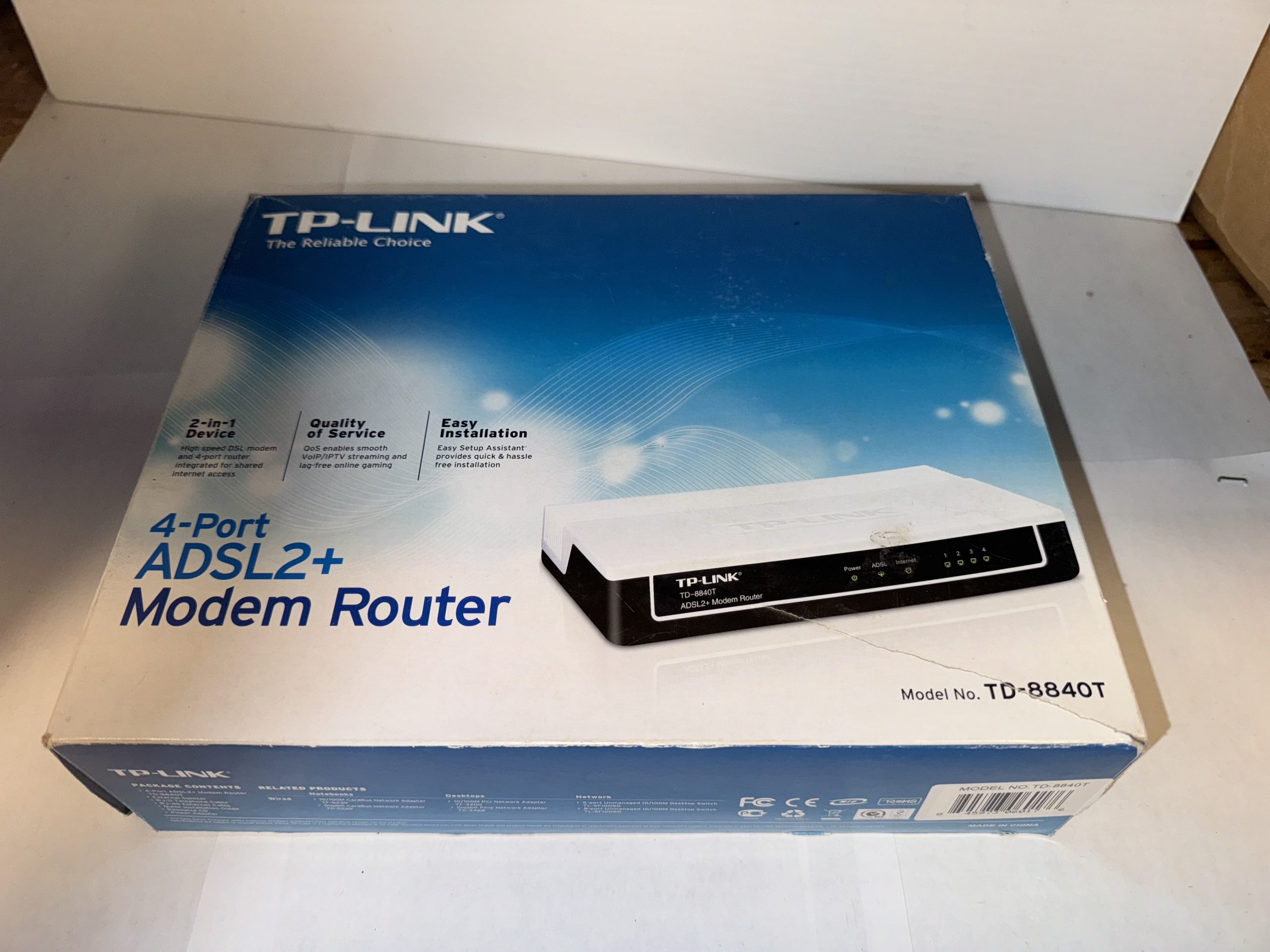 MODEM ROUTEUR TP-LINK VINTAGE TD-8840T
