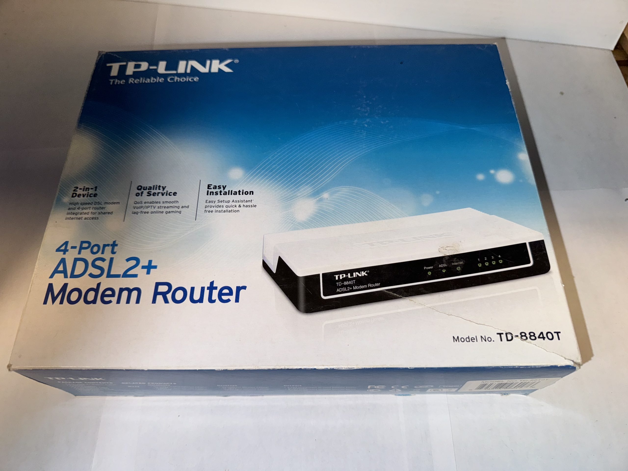 MODEM ROUTEUR TP-LINK VINTAGE TD-8840T
