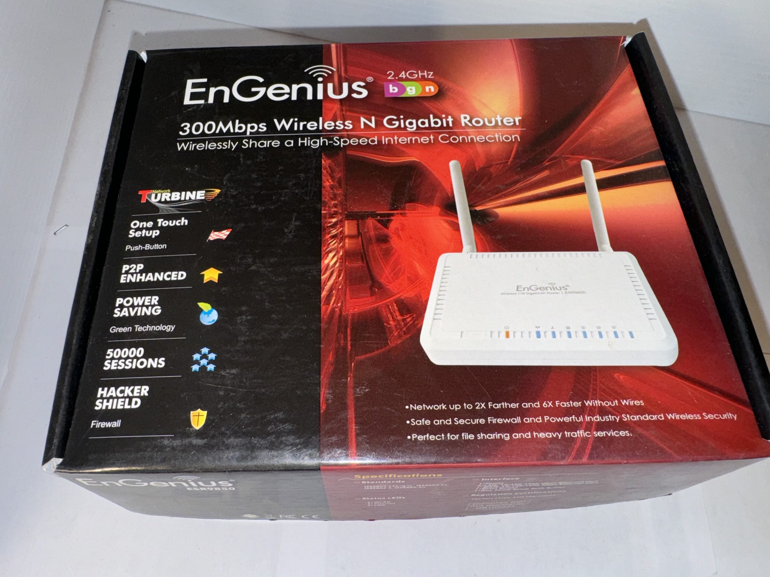 Routeur Gigabit Sans Fil N Haute Performance EnGenius ESR7750 – Jusqu’à 300 Mbps