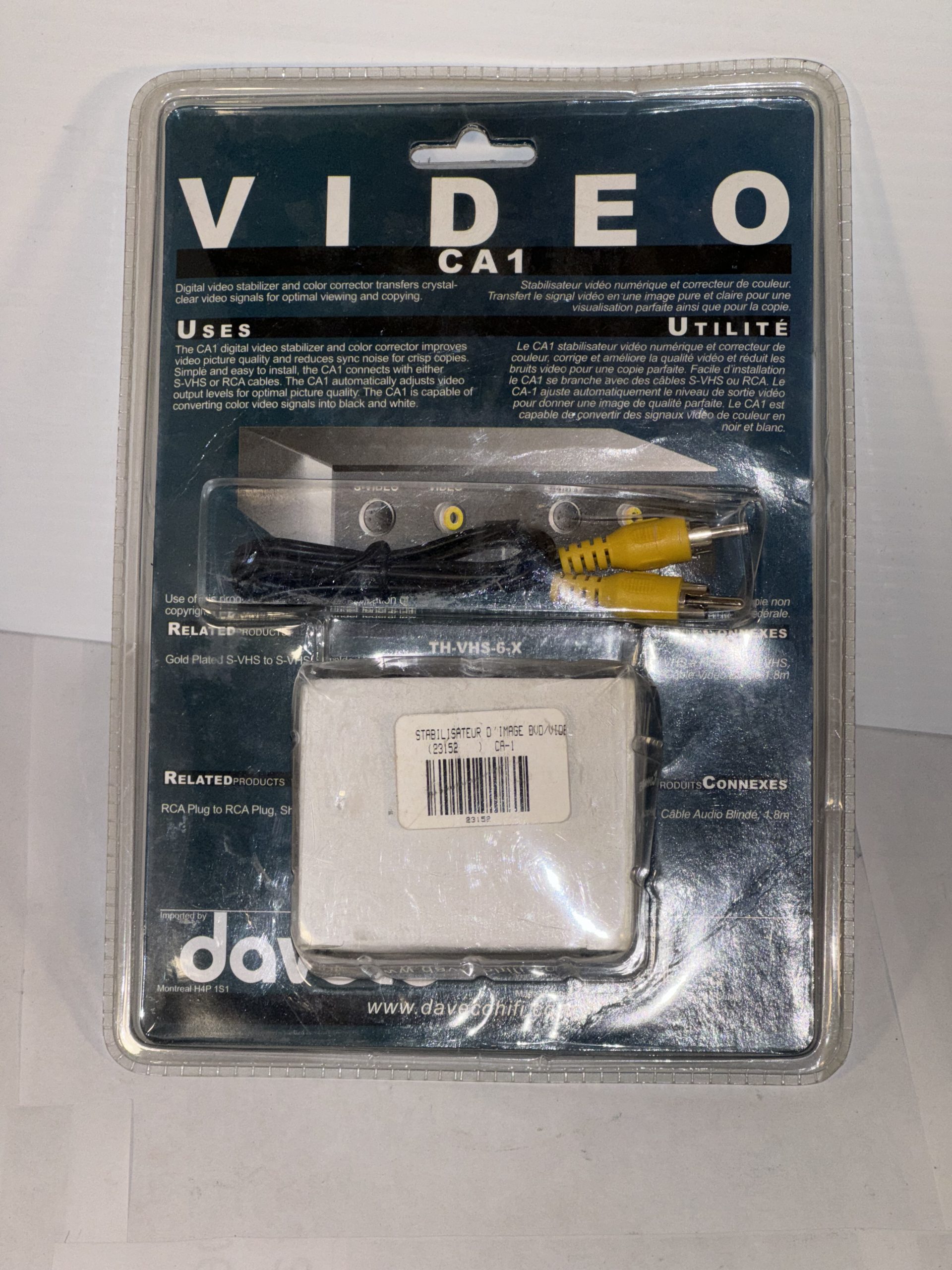 Daveco CA1 – Stabilisateur et Correcteur Vidéo Numérique