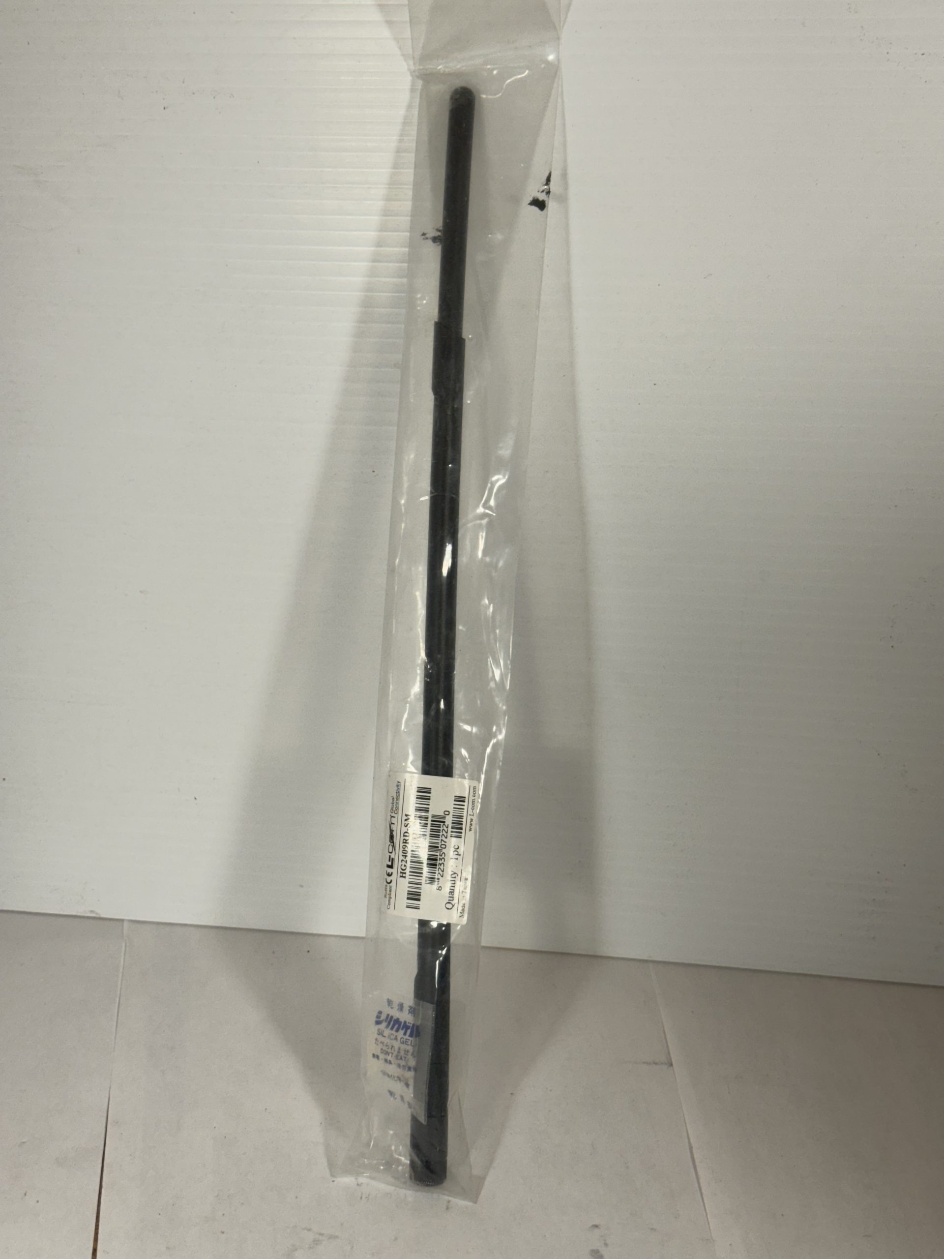 L-COM HG2409RD-RTP Antenne “Rubber Duck” 2,4 GHz 9 dBi Connecteur mâle RP-TNC-