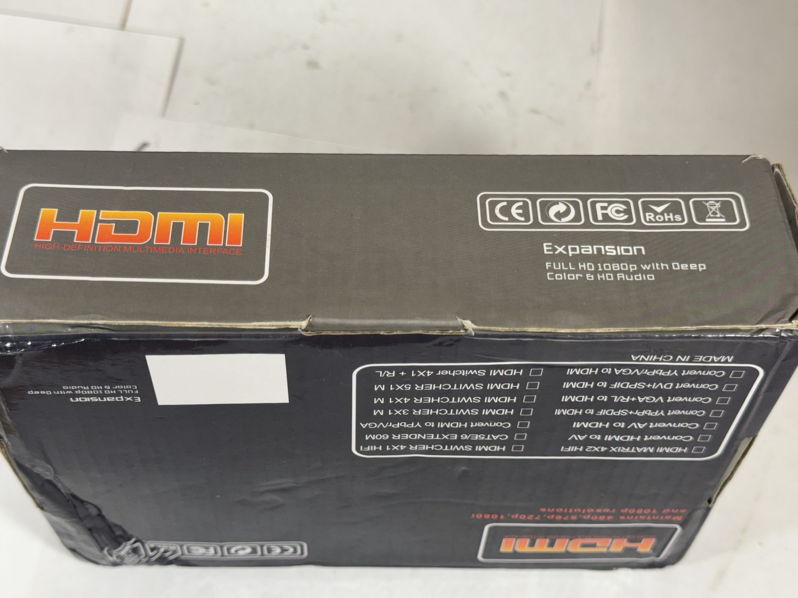 Rallonge HDMI sur câble Cat5e/Cat6 – 60 Mètres – 1080p – Neuf dans sa boîte