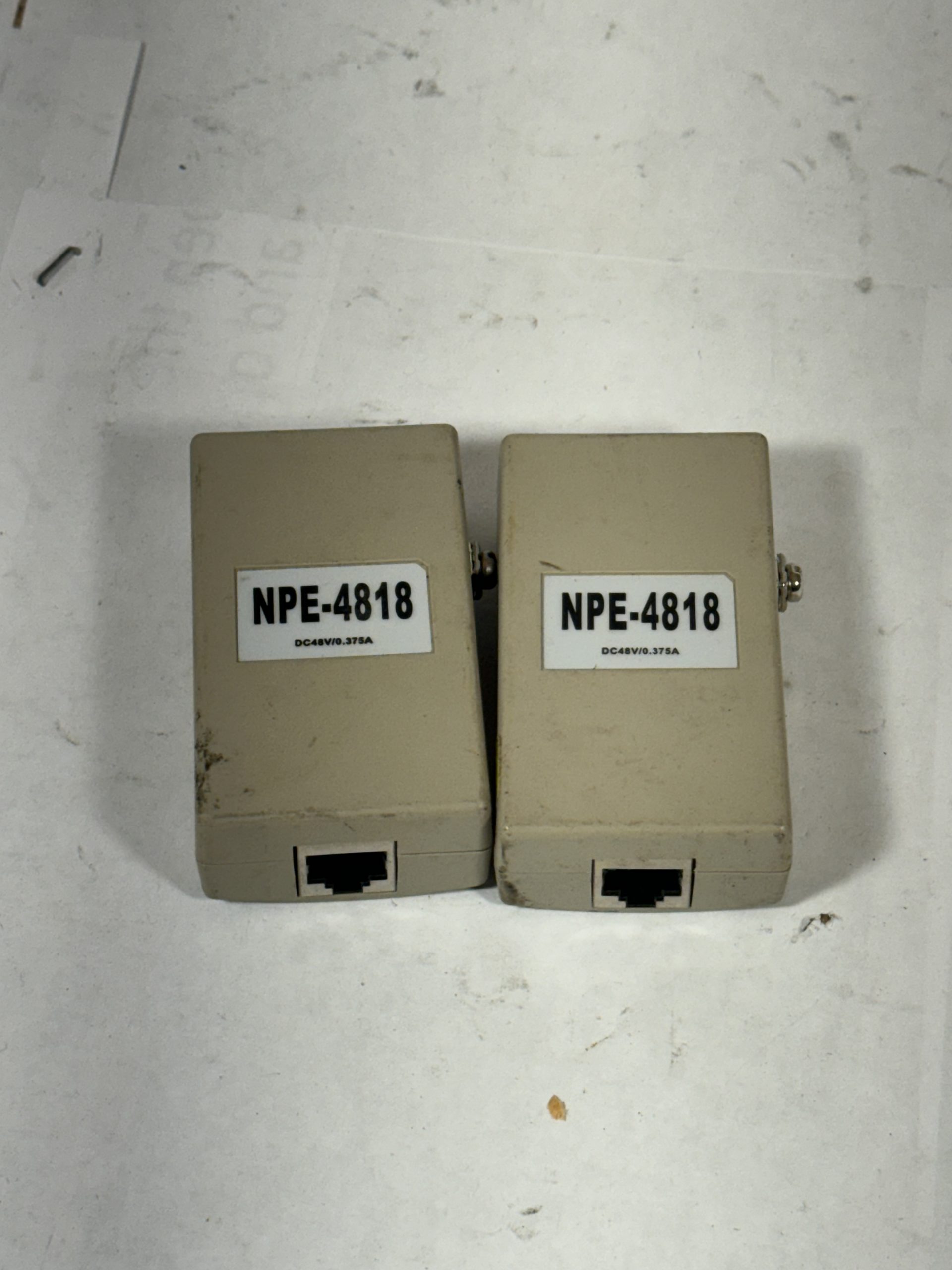 Adaptateur POE EnGenius NPE-4818 Authentique DC 48V 0.375A