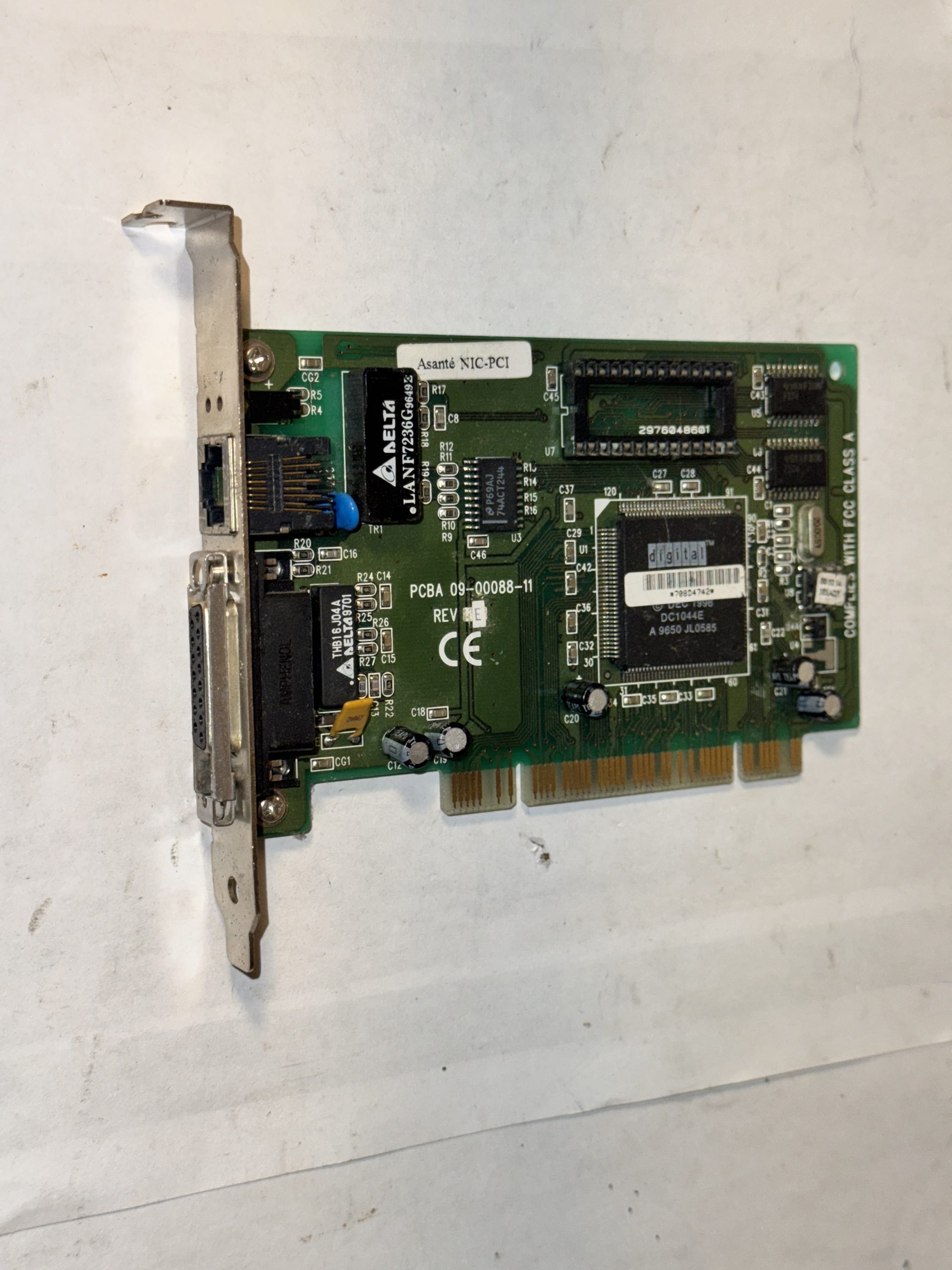 Carte réseau PCI Asante AsanteNIC – 09-00088-10 – 1996 pour Apple Macintosh