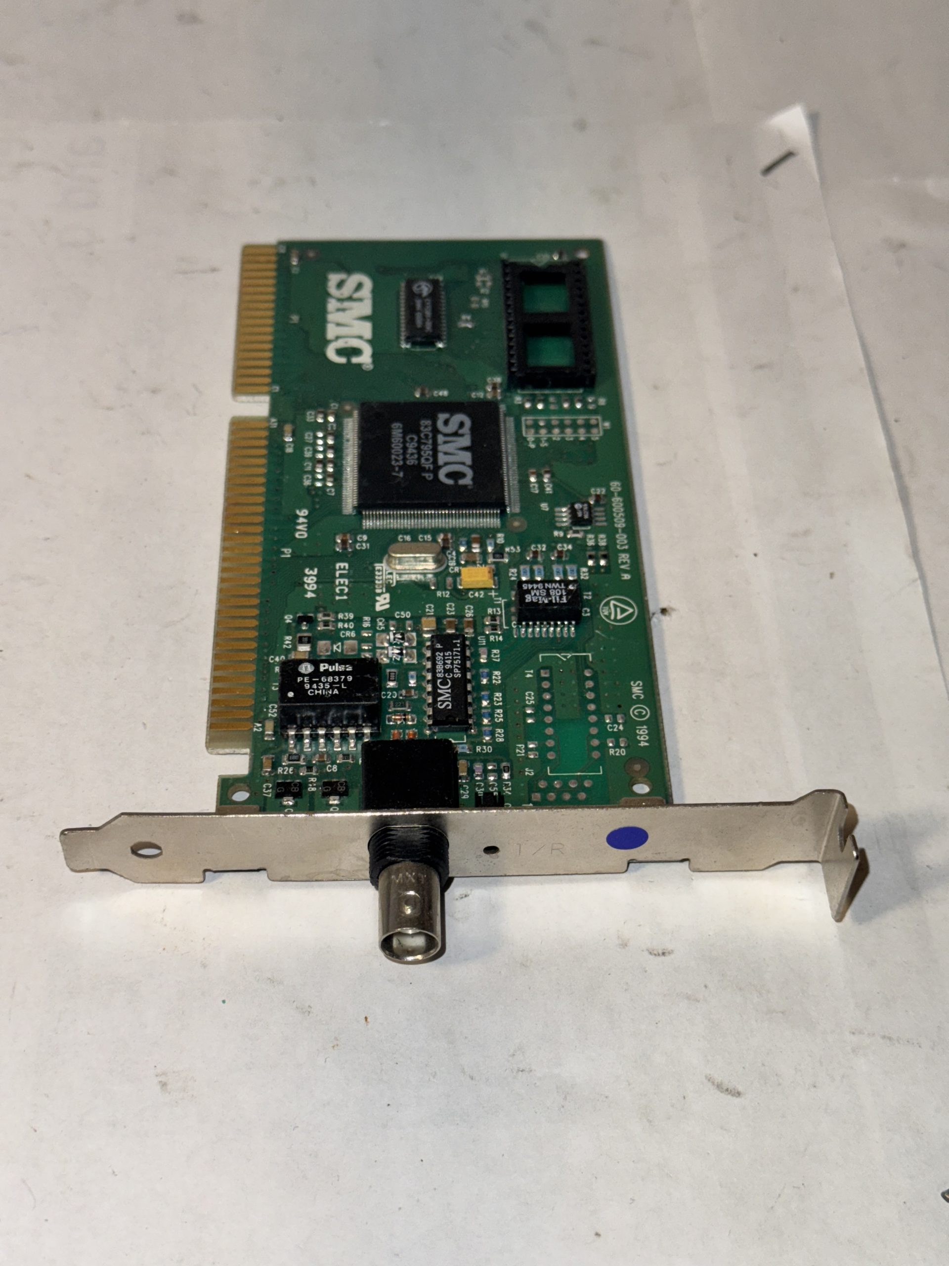 Carte Ethernet ISA BNC SMC 60-600509-003 REV.A
