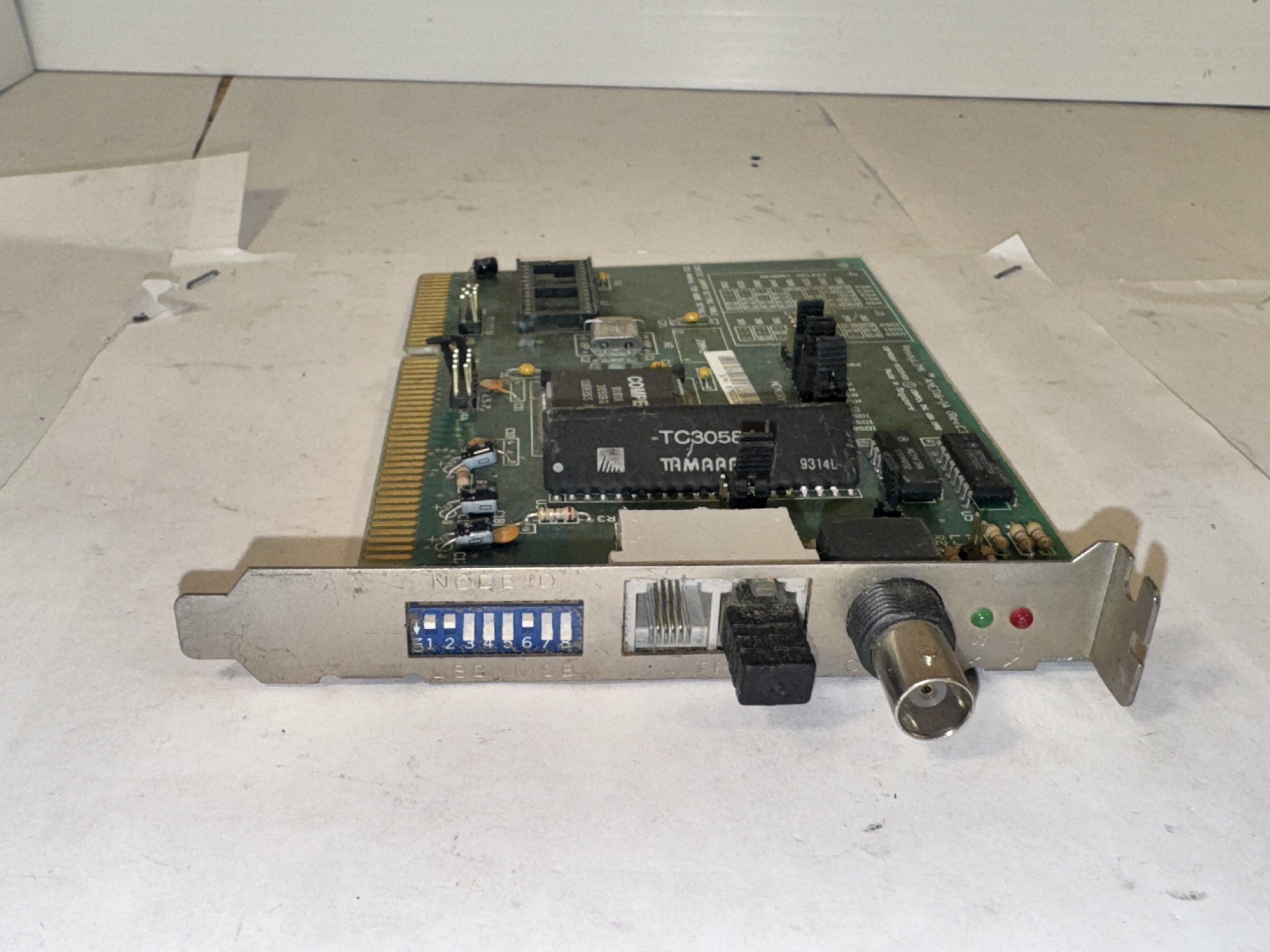 Carte ARCNET ReadyLINK ANET-1A Compex 91016 A/Net-1 8 bits ISA PC/XT/AT