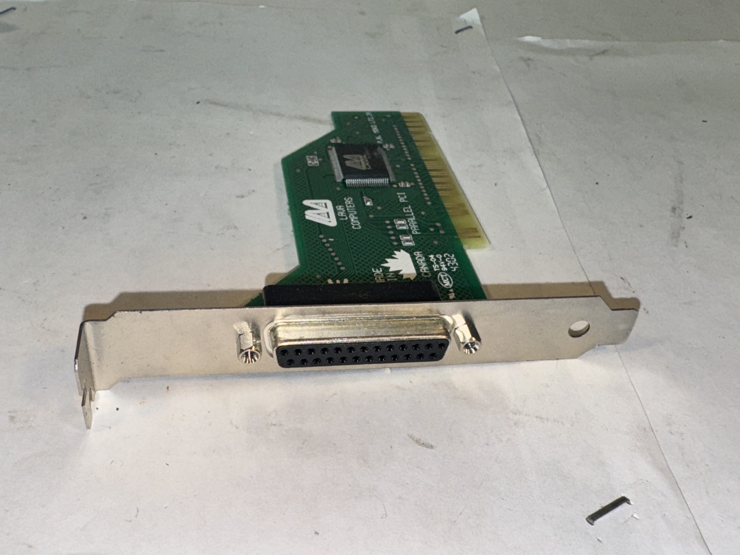 CARTE ADAPTATEUR PCI PARALLÈLE SIMPLE LAVA COMPUTERS, RÉFÉRENCE : MOKO L72.2A
