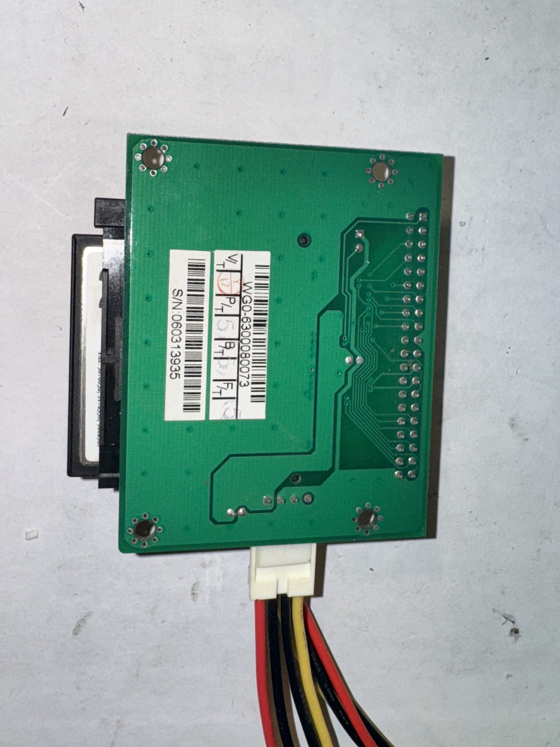 Adaptateur Chenyang CF Compact Flash vers disque dur IDE 2,5″ 44 broches (HDD/SSD) pour ordinateur portable