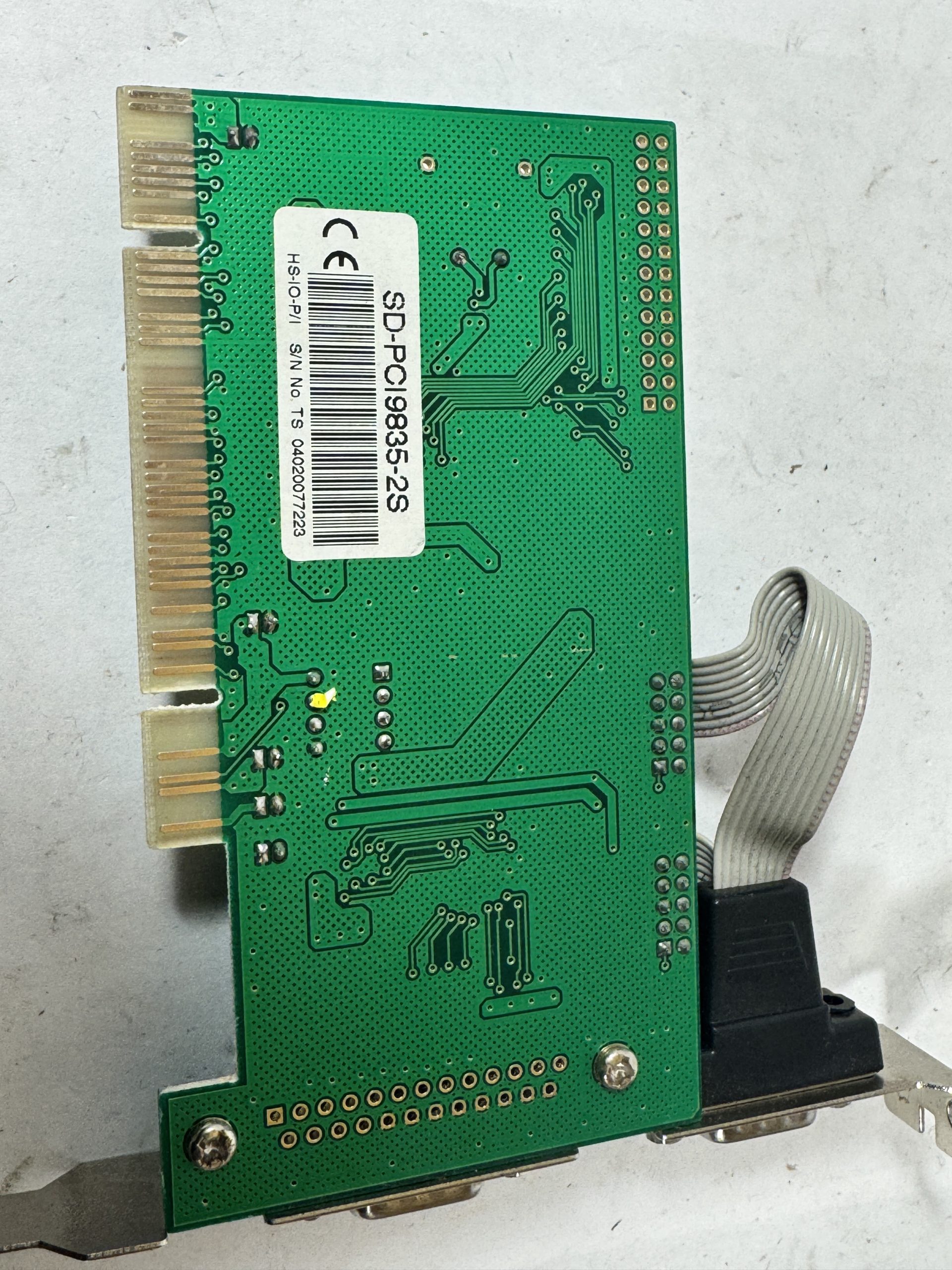 CARTE CONTRÔLEUR PCI SÉRIE RS-232 2 PORTS NETMOS NM9735 REV C MOSCHIP DB9