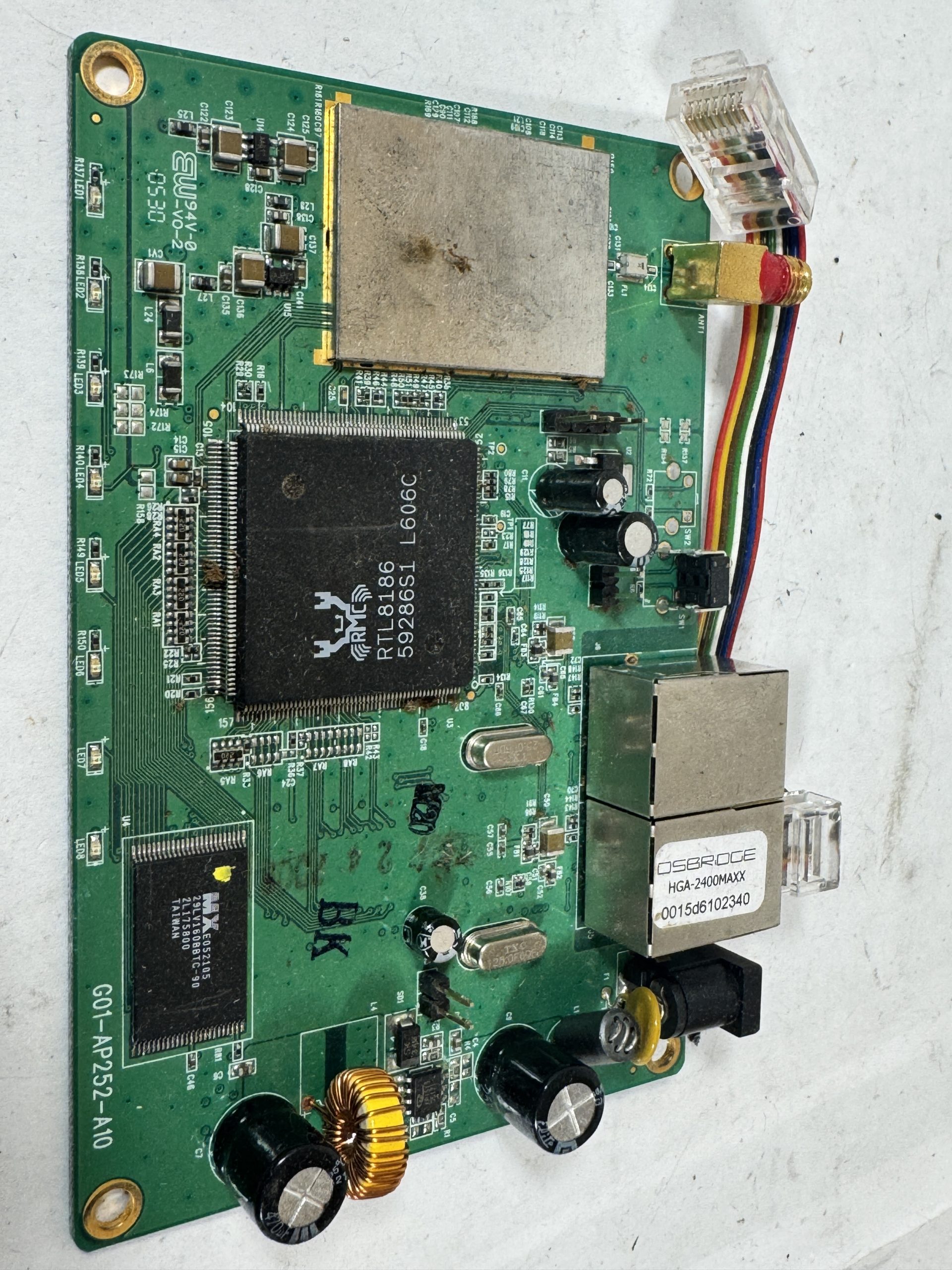 CARTE MÈRE PCB AirLive WL-5460AP M01-AIRLV-E10 Point d’Accès Routeur WiFi RTL8186