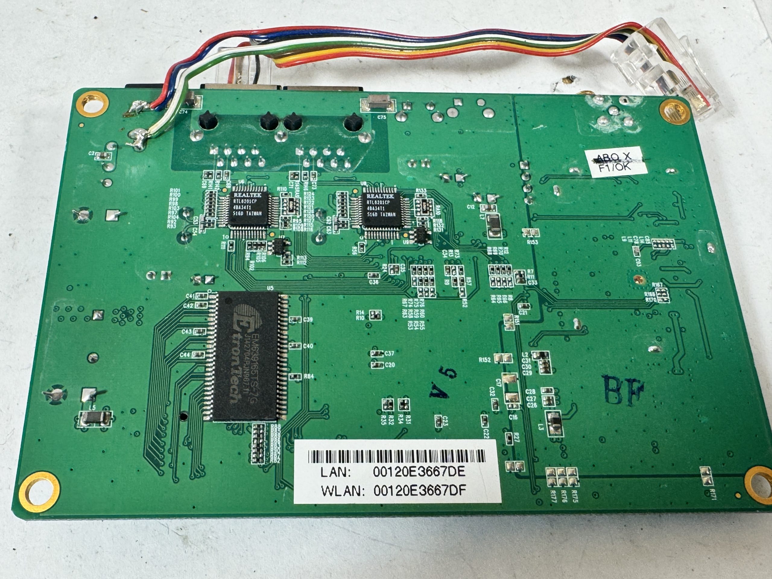 CARTE MÈRE PCB AirLive WL-5460AP M01-AIRLV-E10 Point d’Accès Routeur WiFi RTL8186